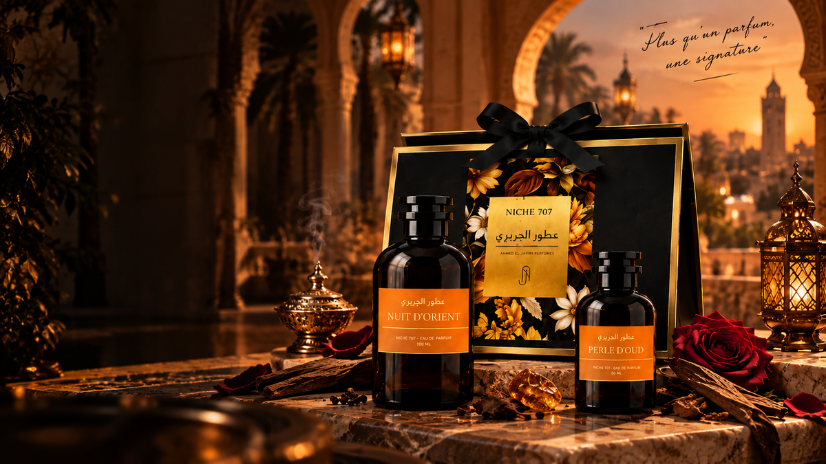 Coffret NICHE 707 avec Nuit d’Orient et Perle d’Oud